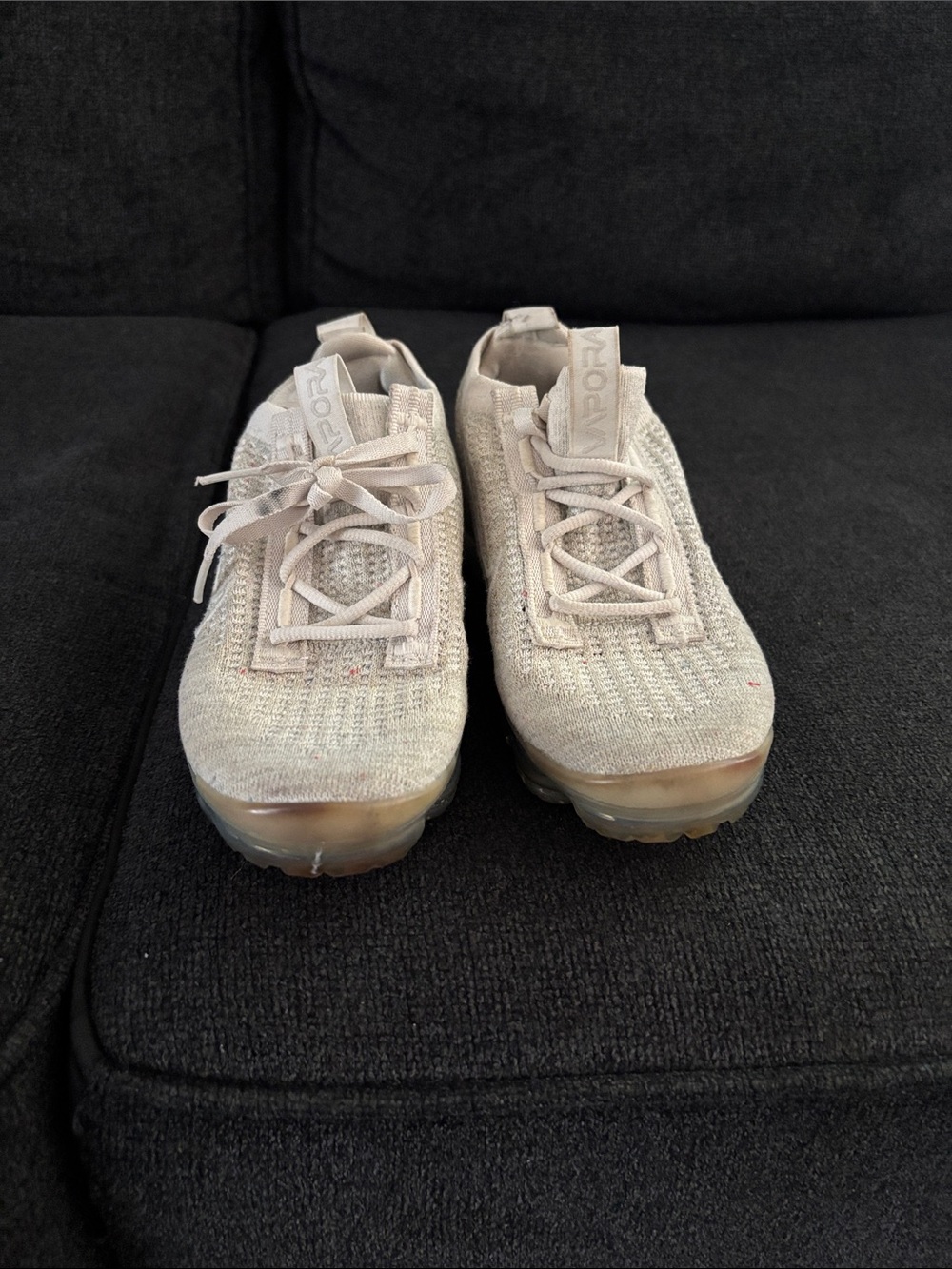 Nike Women's Knit Sneakers in Light Beige